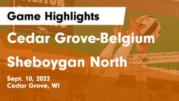 Cedar Grove-Belgium  vs Sheboygan North  Game Highlights - Sept. 10, 2022
