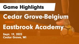 Cedar Grove-Belgium  vs Eastbrook Academy Game Highlights - Sept. 19, 2023