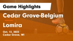 Cedar Grove-Belgium  vs Lomira  Game Highlights - Oct. 12, 2023