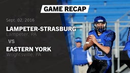 Recap: Lampeter-Strasburg  vs. Eastern York  2016