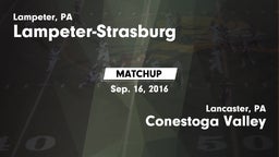 Matchup: Lampeter-Strasburg vs. Conestoga Valley  2016