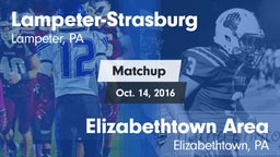 Matchup: Lampeter-Strasburg vs. Elizabethtown Area  2016