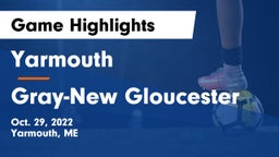 Yarmouth  vs Gray-New Gloucester Game Highlights - Oct. 29, 2022