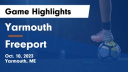 Yarmouth  vs Freeport Game Highlights - Oct. 10, 2023
