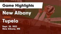 New Albany  vs Tupelo  Game Highlights - Sept. 20, 2022