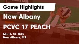 New Albany  vs PCVC 17 PEACH Game Highlights - March 18, 2023