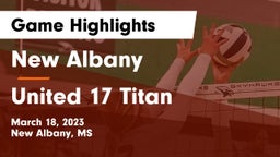 New Albany  vs United 17 Titan Game Highlights - March 18, 2023