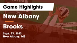 New Albany  vs Brooks  Game Highlights - Sept. 23, 2023