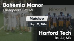 Matchup: Bohemia Manor High vs. Harford Tech  2016