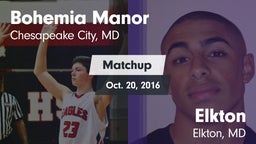 Matchup: Bohemia Manor High vs. Elkton  2016