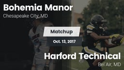Matchup: Bohemia Manor High vs. Harford Technical  2017