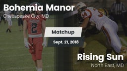 Matchup: Bohemia Manor High vs. Rising Sun  2018