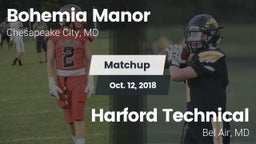 Matchup: Bohemia Manor High vs. Harford Technical  2018