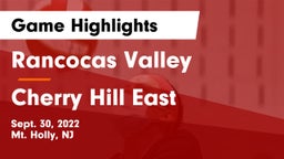 Rancocas Valley  vs Cherry Hill East  Game Highlights - Sept. 30, 2022