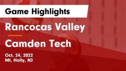 Rancocas Valley  vs Camden Tech Game Highlights - Oct. 24, 2022