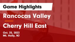 Rancocas Valley  vs Cherry Hill East  Game Highlights - Oct. 25, 2022