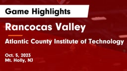 Rancocas Valley  vs Atlantic County Institute of Technology Game Highlights - Oct. 5, 2023