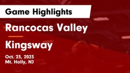 Rancocas Valley  vs Kingsway  Game Highlights - Oct. 23, 2023