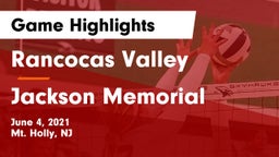 Rancocas Valley  vs Jackson Memorial  Game Highlights - June 4, 2021
