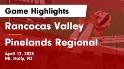Rancocas Valley  vs Pinelands Regional  Game Highlights - April 12, 2023