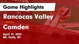 Rancocas Valley  vs Camden  Game Highlights - April 19, 2023