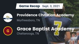 Recap: Providence Christian Academy  vs. Grace Baptist Academy  2021