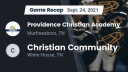 Recap: Providence Christian Academy  vs. Christian Community  2021