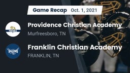 Recap: Providence Christian Academy  vs. Franklin Christian Academy 2021