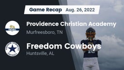 Recap: Providence Christian Academy  vs. Freedom Cowboys 2022