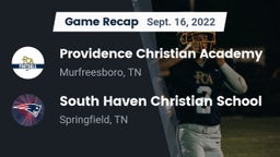 Recap: Providence Christian Academy  vs. South Haven Christian School 2022