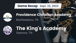 Recap: Providence Christian Academy  vs. The King's Academy 2023