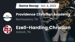 Recap: Providence Christian Academy  vs. Ezell-Harding Christian  2023