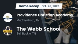 Recap: Providence Christian Academy  vs. The Webb School 2023