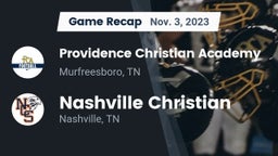 Recap: Providence Christian Academy  vs. Nashville Christian  2023