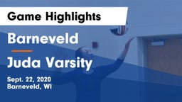 Barneveld  vs Juda Varsity Game Highlights - Sept. 22, 2020