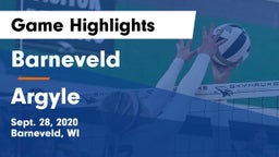 Barneveld  vs Argyle  Game Highlights - Sept. 28, 2020