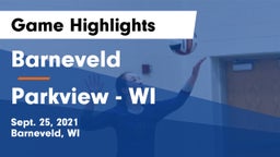 Barneveld  vs Parkview  - WI Game Highlights - Sept. 25, 2021