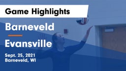 Barneveld  vs Evansville  Game Highlights - Sept. 25, 2021