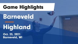 Barneveld  vs Highland  Game Highlights - Oct. 23, 2021