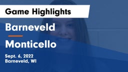 Barneveld  vs Monticello Game Highlights - Sept. 6, 2022