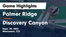 Palmer Ridge  vs Discovery Canyon  Game Highlights - Sept. 20, 2022