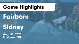 Fairborn vs Sidney  Game Highlights - Aug. 31, 2023