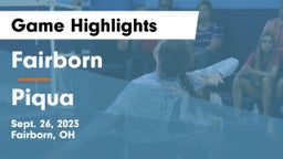 Fairborn vs Piqua  Game Highlights - Sept. 26, 2023