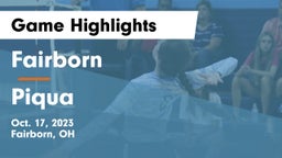 Fairborn vs Piqua  Game Highlights - Oct. 17, 2023