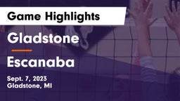 Gladstone  vs Escanaba  Game Highlights - Sept. 7, 2023