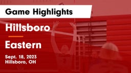 Hillsboro vs Eastern  Game Highlights - Sept. 18, 2023