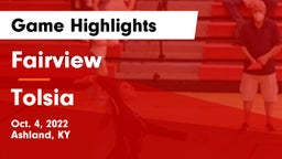 Fairview  vs Tolsia  Game Highlights - Oct. 4, 2022