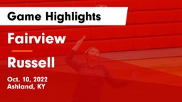 Fairview  vs Russell  Game Highlights - Oct. 10, 2022