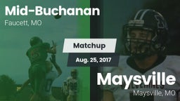 Matchup: Mid-Buchanan High vs. Maysville  2017