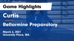 Curtis  vs Bellarmine Preparatory Game Highlights - March 6, 2021